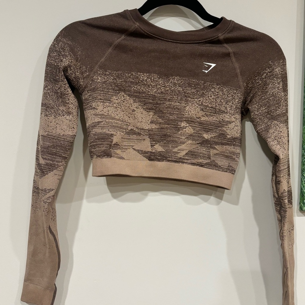 Gym Shark Cropped Spandex Tee
